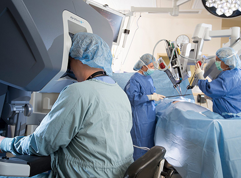 Robot-assisted laparoscopic da Vinci prostatectomy