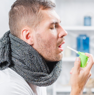 Treatment of pharyngitis