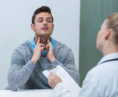 Diagnosis by a phoniatrist