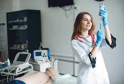 Preparation for surgery to remove an ovarian cyst