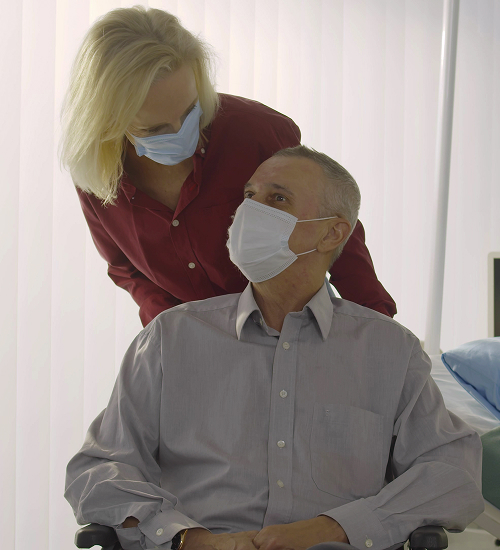 What is ascites and why does it occur in the later stages?