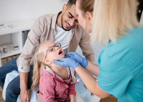 A pediatric ENT doctor's consultation at a modern Moscow clinic