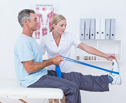 Rehabilitation and physiotherapy in the clinic