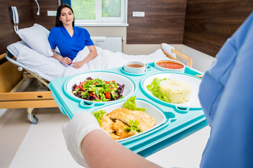 Diet and regimen in a hospital setting