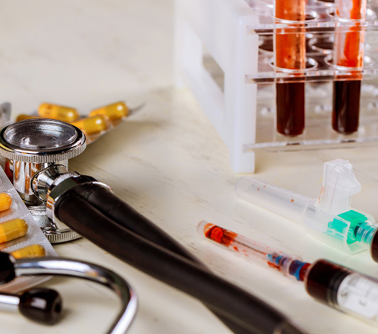 Drug treatment in the cardiology department