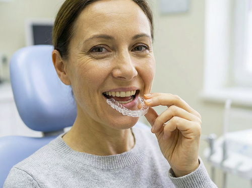 Исправление перекрёстного прикуса у взрослых