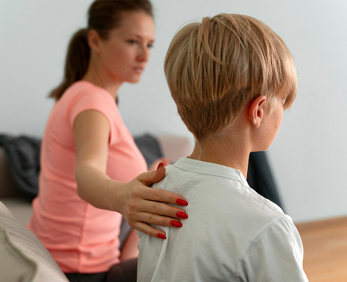 Treatment of a Back Contusion in Children