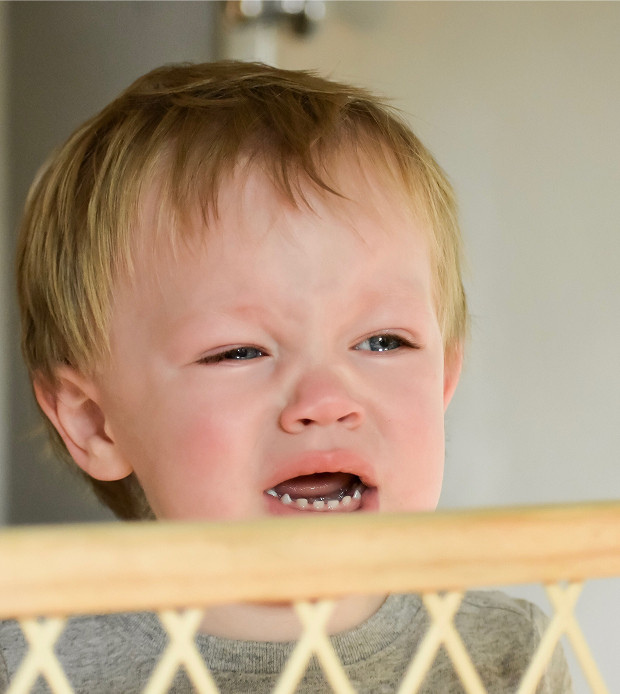 Why does a child develop a hematoma on his face?
