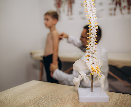 What is a spinal fracture in a child?