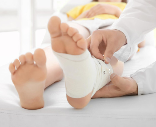 Treatment of an Ankle Sprain in a Child