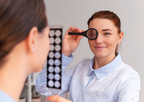 What vision impairments can this test detect?