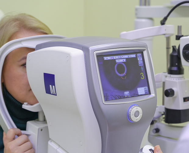 OCT, ultrasound, ophthalmoscopy, and other examinations