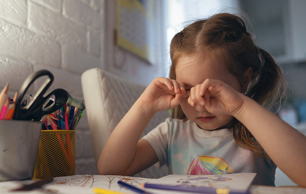 Why does esotropia develop?